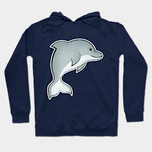 Cute dolphin illustration Hoodie